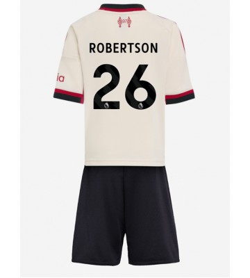 Liverpool Andrew Robertson #26 Seconda Maglia Bambino 2025-26 Manica Corta (+ Pantaloni corti)